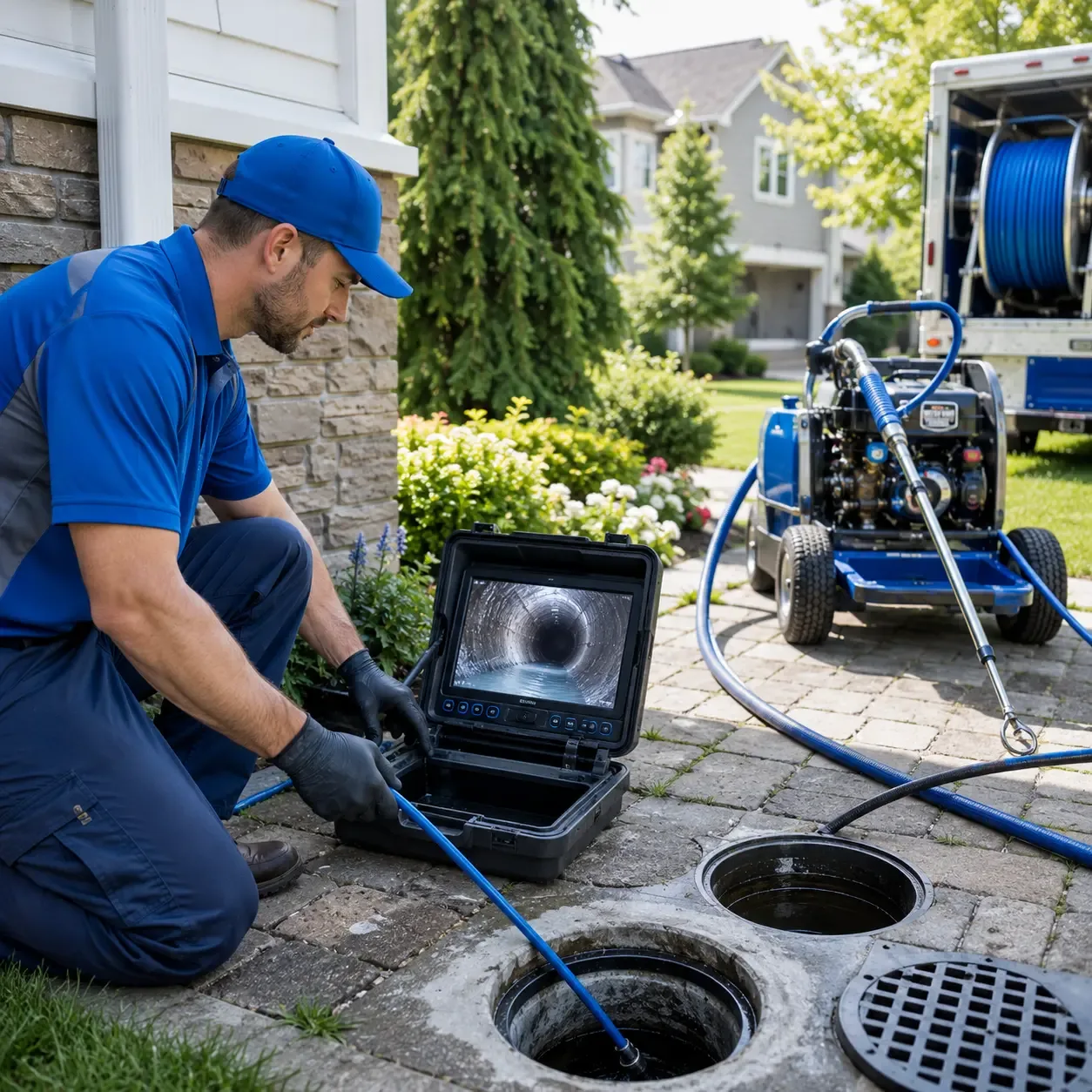Outdoor drain cleaning professionals serving Quinton, VA